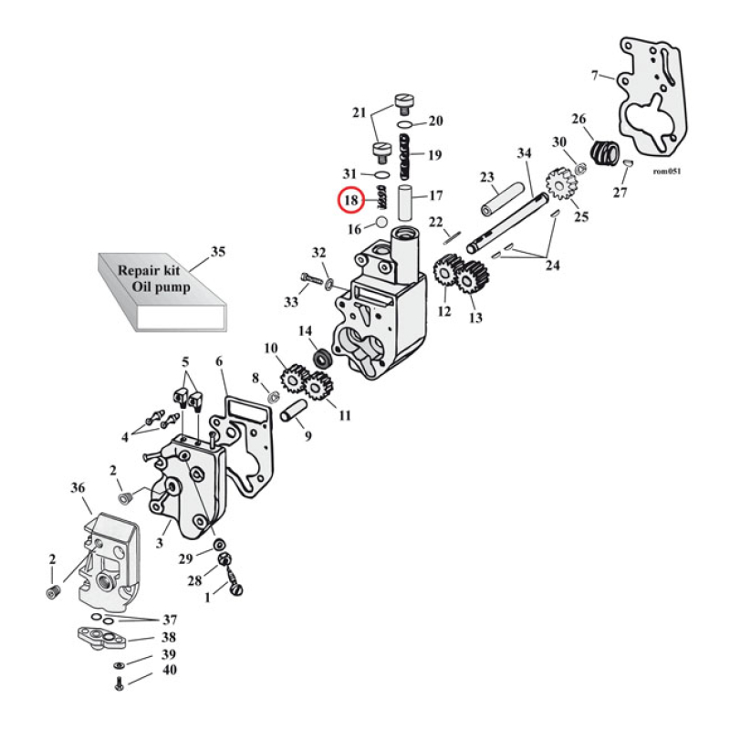 EASTERN SPRING, OIL PUMP CHECK VALVE 926262