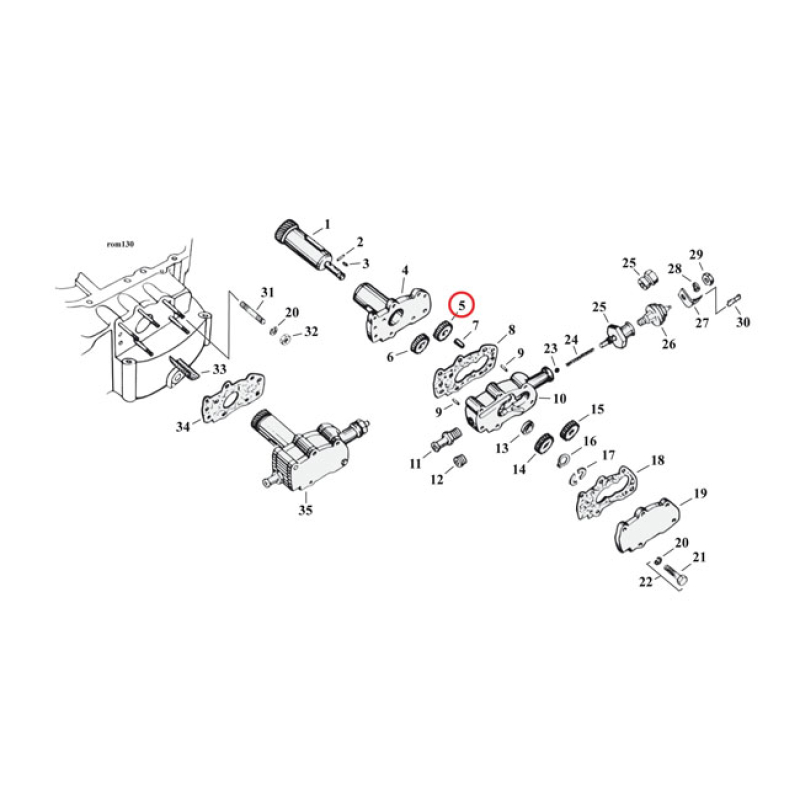 FEED GEAR, IDLER. OIL PUMP 926322