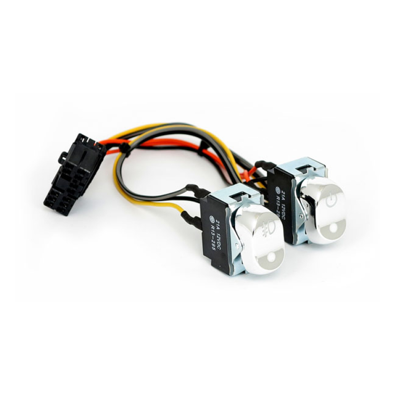 ROCKER SWITCH KIT, INNER FAIRING. ACC./SPOT. CHROME 926357