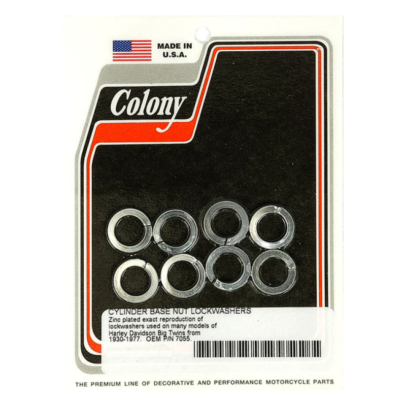 COLONY CYL BASE LOCKWASHERS ZINC, 7/16 929693