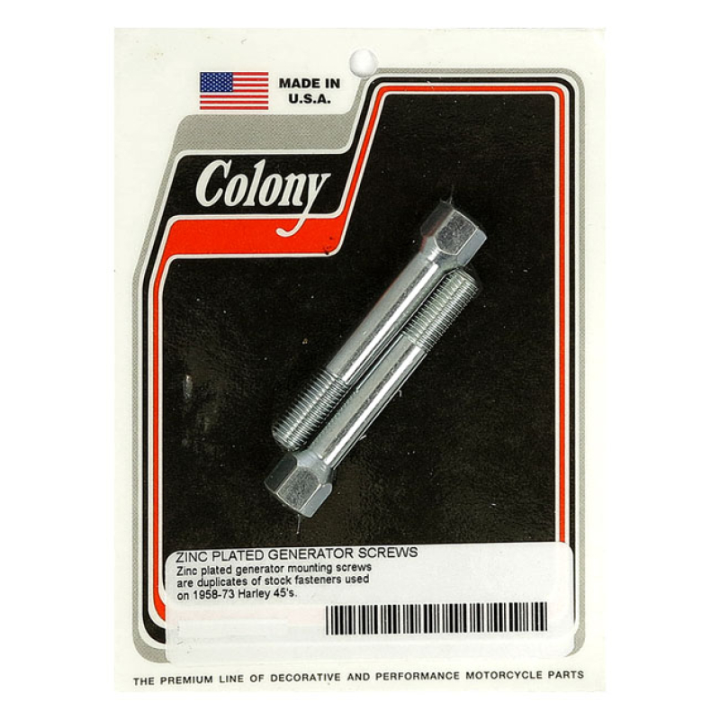 COLONY GENERATOR MOUNT KIT, OEM STYLE ZINC, 5/16-24 THREADED 929722