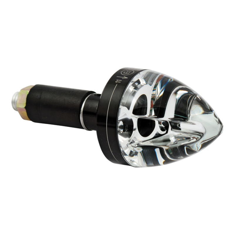 M-BLAZE CONE IN-BAR TURN SIGNALS BLACK 930287