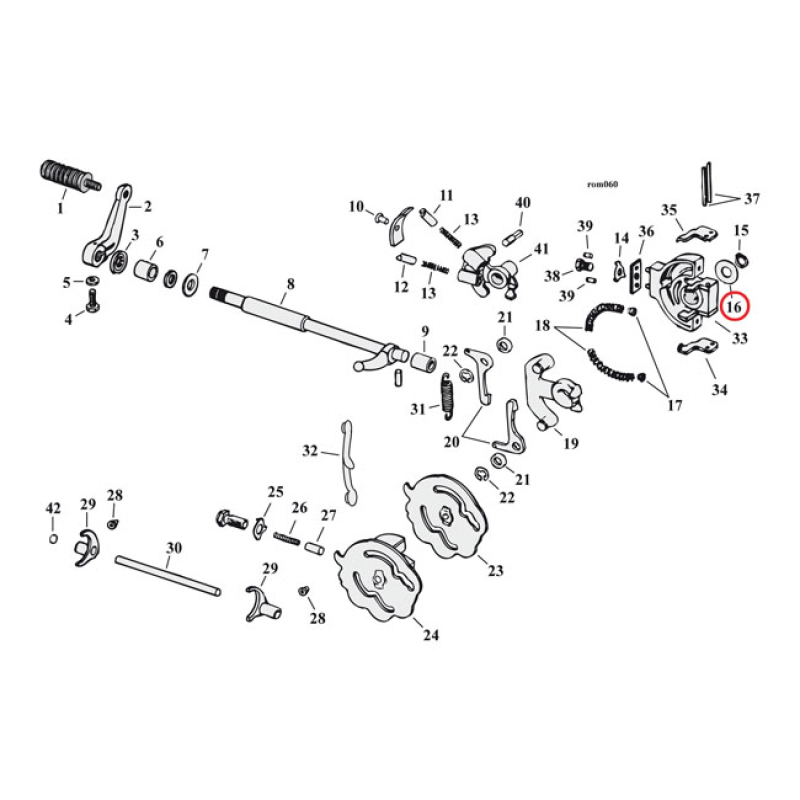 THRUST WASHER, SHIFTER CAM OEM REPLACEMENT REFERENCE 34060-52. 934060
