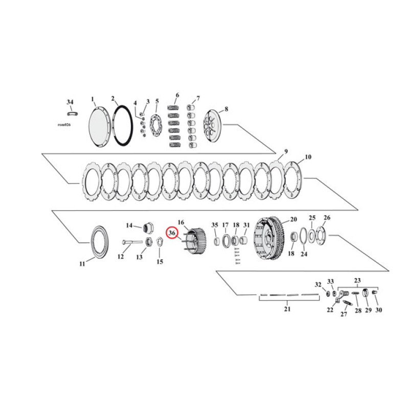 EASTERN CLUTCH HUB STUDS 2.700 INCH LONG 937583