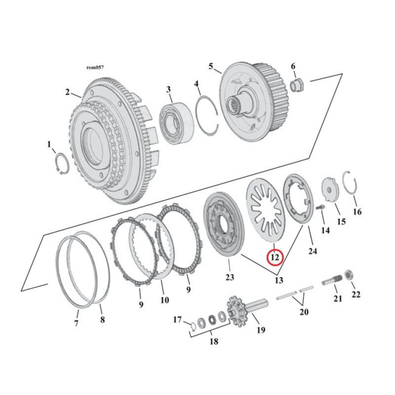 BARNETT DIAPHRAGM CLUTCH SPRING, HEAVY-D 937726