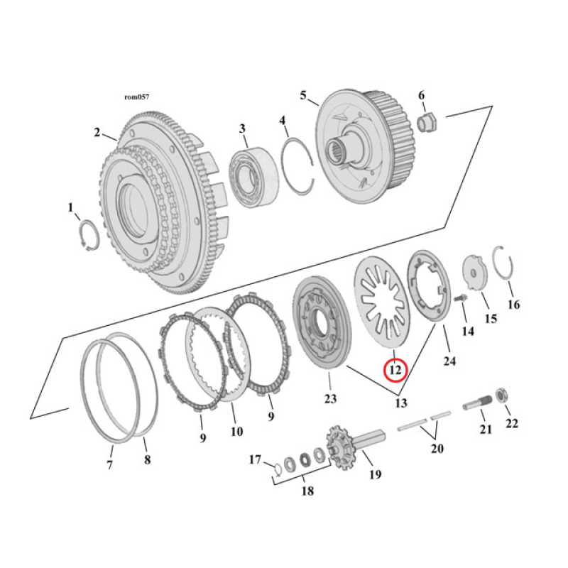 BARNETT, DIAPHRAGM CLUTCH SPRING. STANDARD DUTY DIRECT STANDARD DUTY R 937727