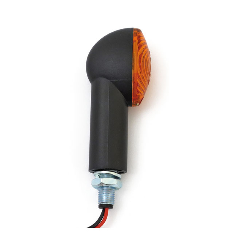 CATEYE MINI TURN SIGNALS 40MM STEM, BLACK WITH AMBER LENS ECONOMICAL, 940853