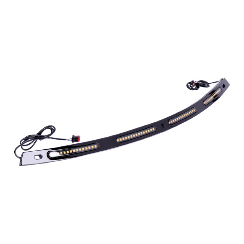 CUSTOM DYNAMICS, SEQUENTIAL WINDSHIELD TRIM. BLACK WITH SEQUENTIAL AMB 941786
