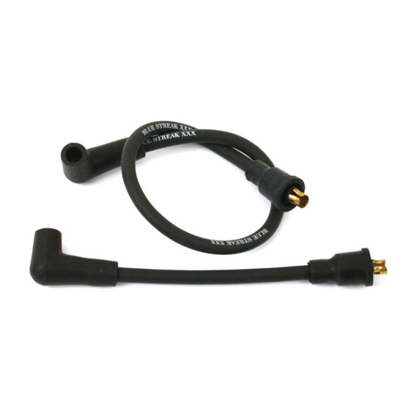 BLUE STREAK, XXX SPARK PLUG WIRE SET. BLACK, WHITE PRINT 942114