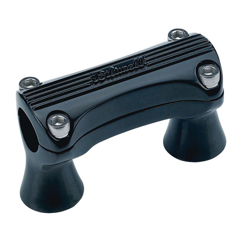 BILTWELL, THUNDER RISERS. 1.75&quot; RISE. BLACK BLACK ELECTROPLATED. STAIN 942685