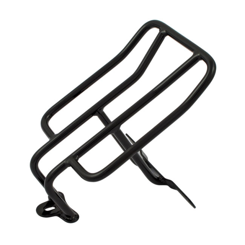 LUGGAGE RACK BLACK. MOUNTS TO MOUNTING HOLES OF LICENSE PLATE BRACKET 942723