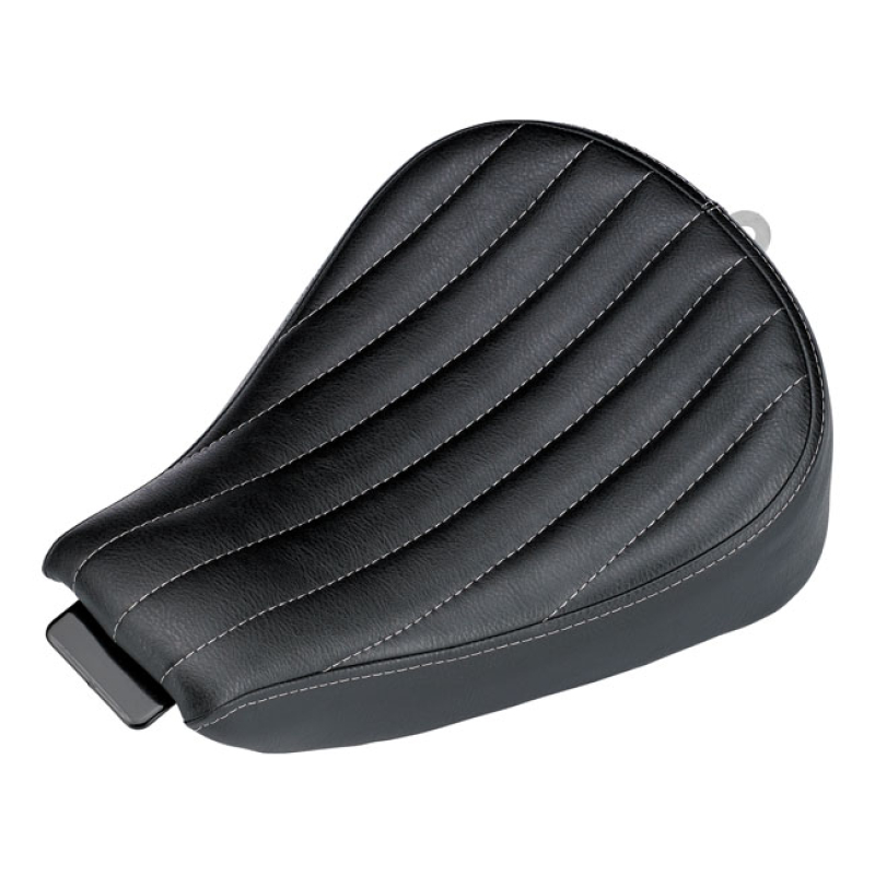 BILTWELL, SPORTY-8 SOLO SEAT. VERTICAL TUCK ''N ROLL 942967