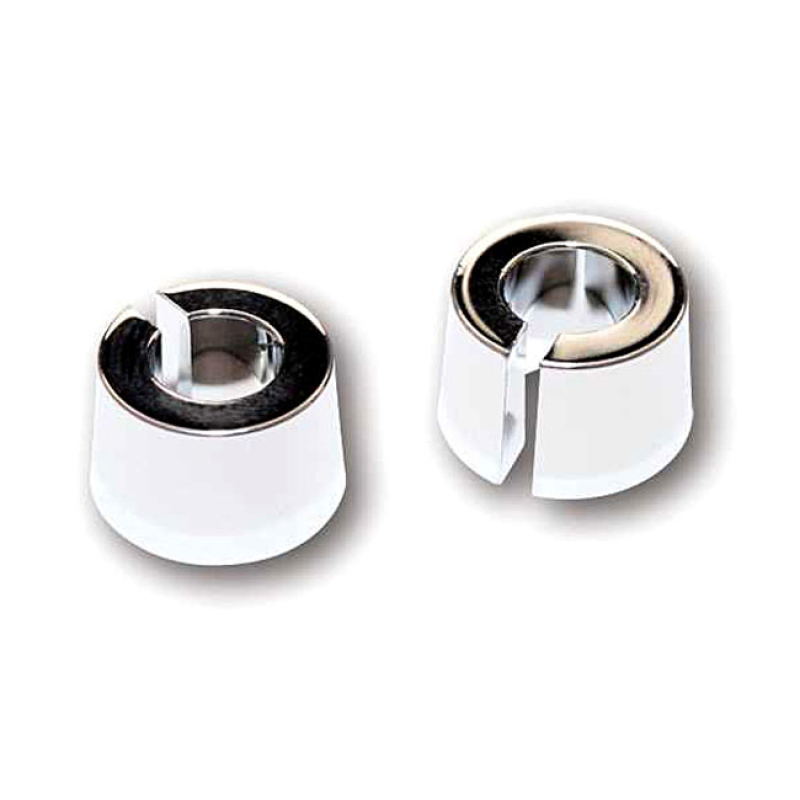 CONICAL TURN SIGNAL SPACERS. CHROMEALUMINUM SPACER TO COMPENSATE FOR 943498