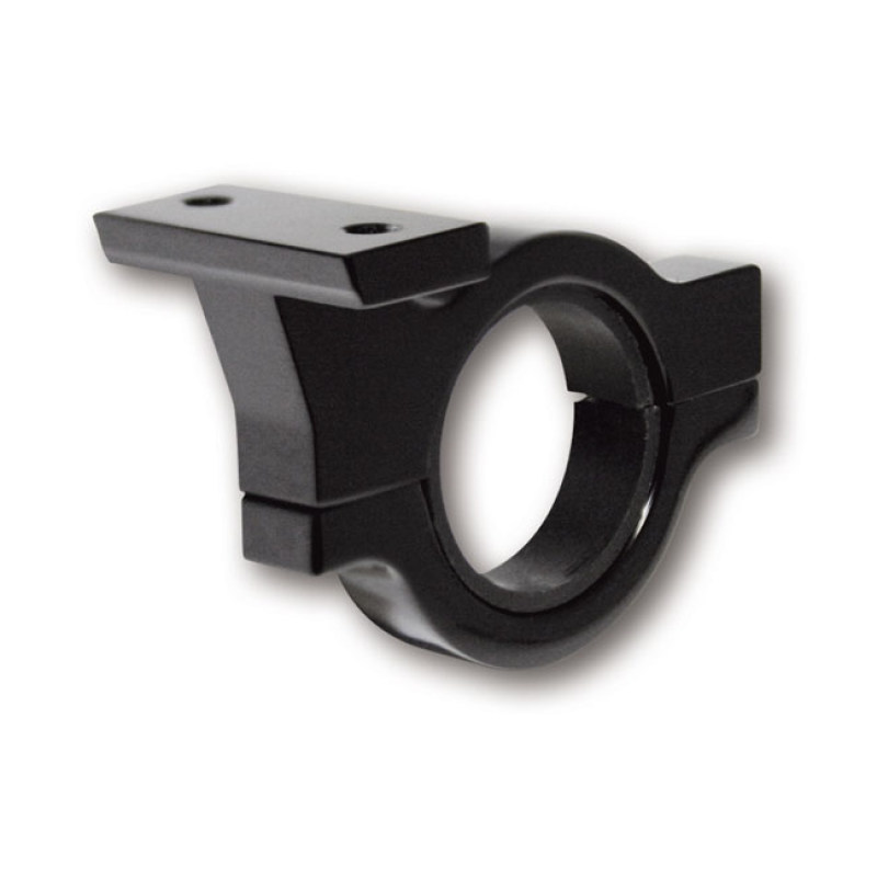 HANDLEBAR BRACKET FOR MITCHELL INDICATOR LIGHT UNIT. BLACK BLACK ANODI 943566