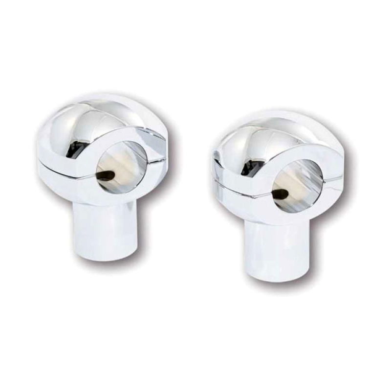 BALL RISERS 1&quot; HANDLEBARS, CHROME 943583