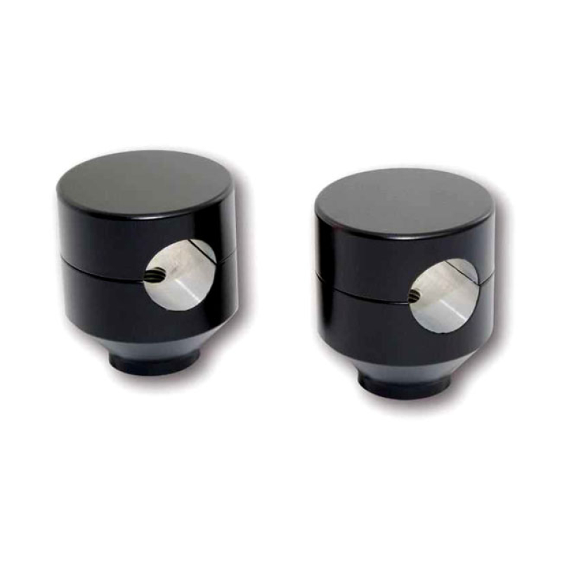 PISTON RISERS 1&quot; HANDLEBARS, BLACK 943584