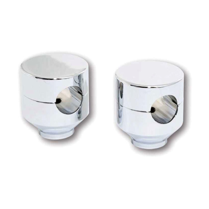PISTON RISERS 1&quot; HANDLEBARS, CHROME 943585