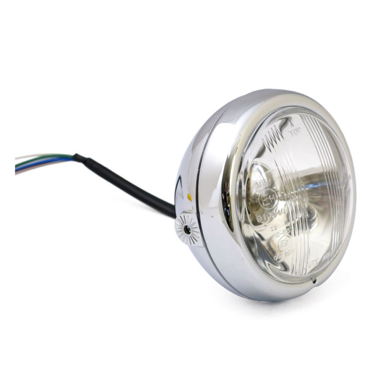 ROVER 4-1/2&quot; HEADLAMP. SIDE MOUNT. CHROME 943808