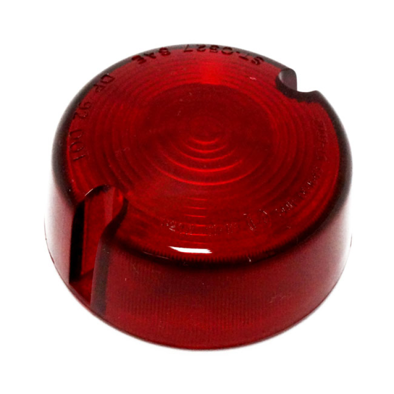 REPLACEMENT 3&quot; BULLET TURN SIGNAL LENS. RED OEM REPLACEMENT REFERENCE 947065