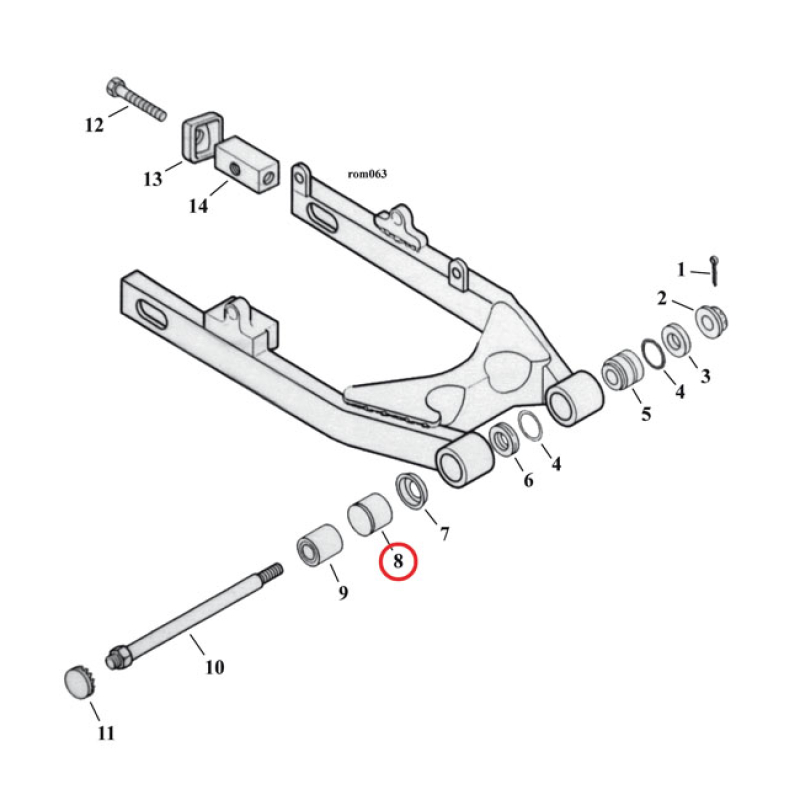 TAKAHAARUKAN PUSLA FXD91-UP (OEM 47624-90A) 947084