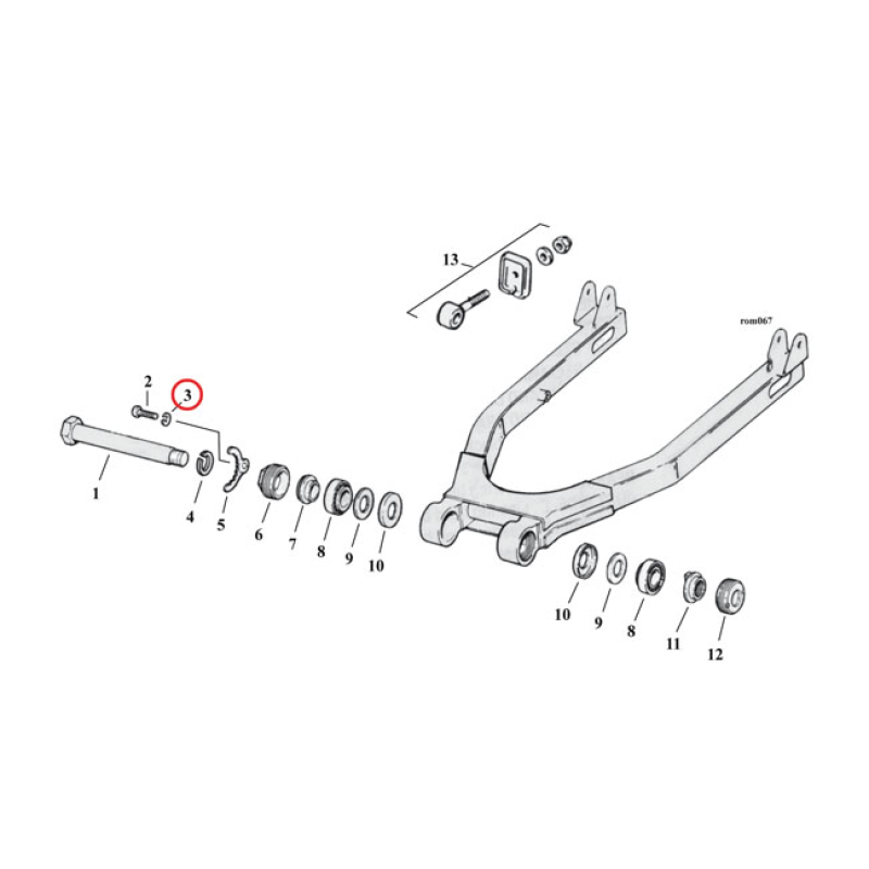 WASHER, SCREW #10 ZINC 947093