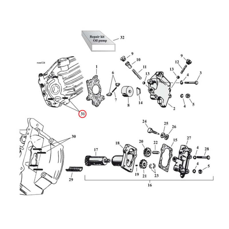 STUD, FEED PUMP 1/4-24 X 1 3/8 950127