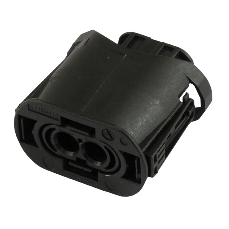 NAMZ, HEADLAMP CONNECTOR, LOW BEAM. 2-PIN. BLACK FEMALE PLUG. INCLUDES 951395