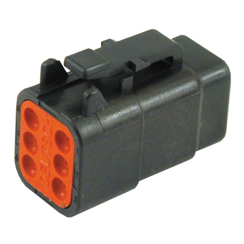 NAMZ SOCKET HOUSING, BLACK, 6 WAY 951418