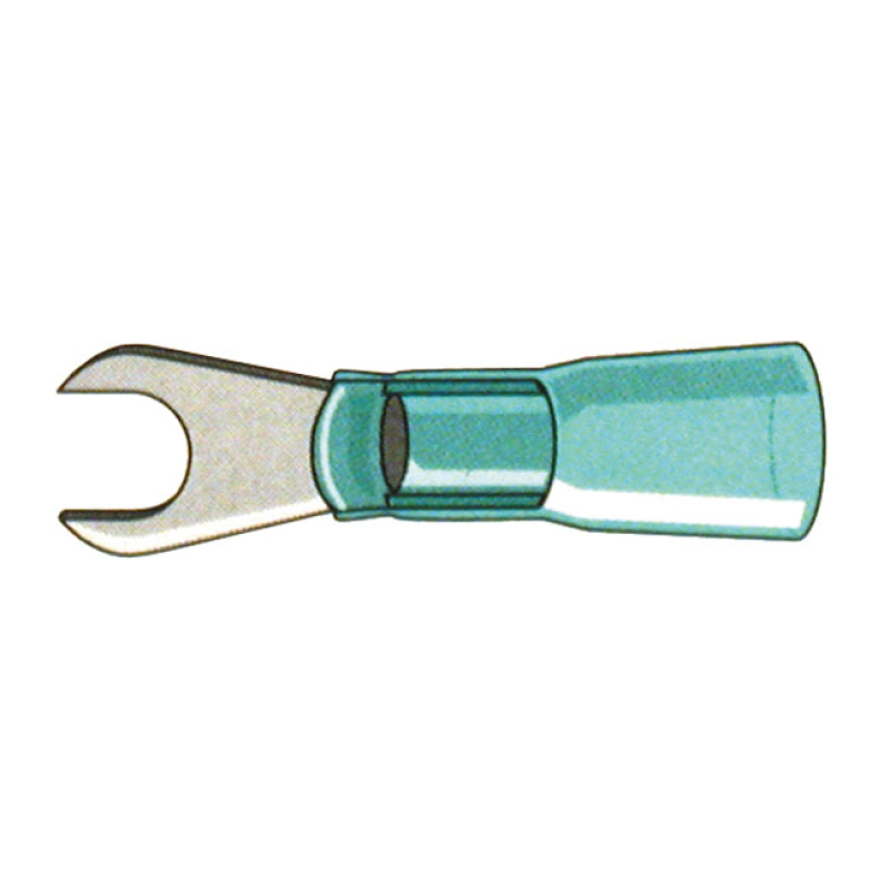 STANDARD CO, SPADE TERMINAL CONNECTORS #6. BLUE SPADE TERMINAL STUD DI 951678