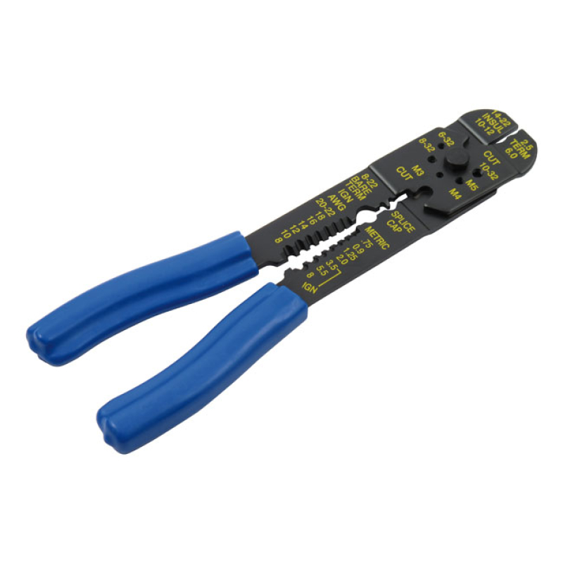 CRIMP 'N CUT, WIRE TOOL 8&quot; (20CM) LONG MULTI-FUNCTIONAL CRIMPING TOOL. 951706