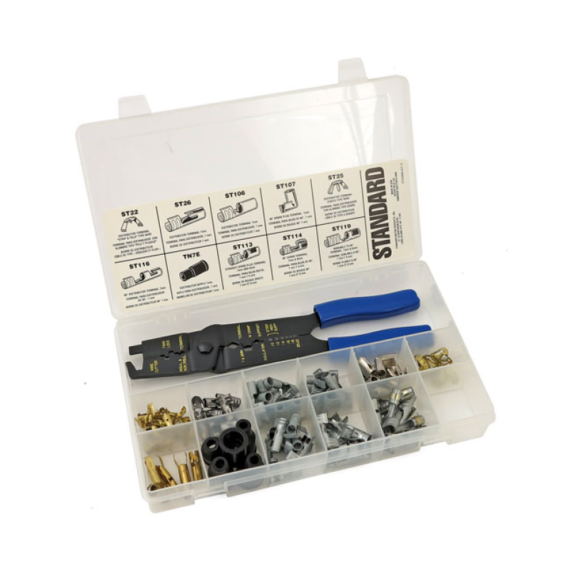 STANDARD CO, IGNITION WIRE TERMINAL KIT 170 PIECE KIT. CONTAINS IGNITI 951787
