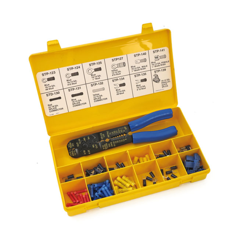 STANDARD CO, PRIMARY WIRE TERMINAL KIT 116 PIECE KIT. CONTAINS INSULAT 951789