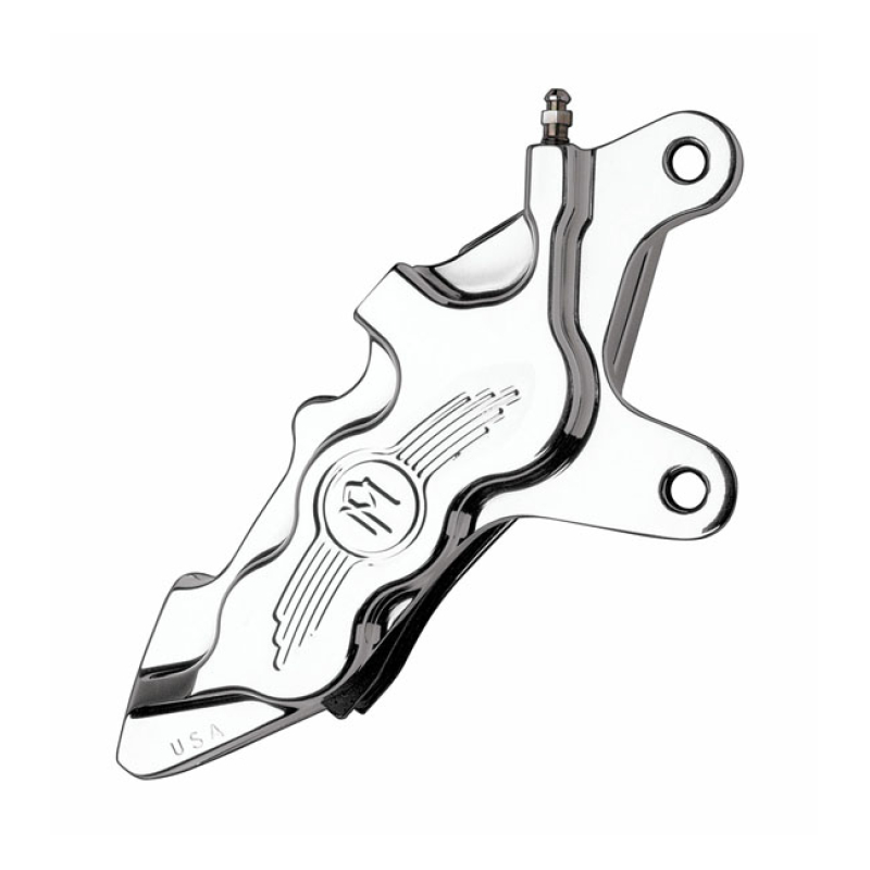 PM, 6-P 112X6B CALIPER. BOLT-ON, 13&quot; RIGHT FRONT. POLISHED 952484