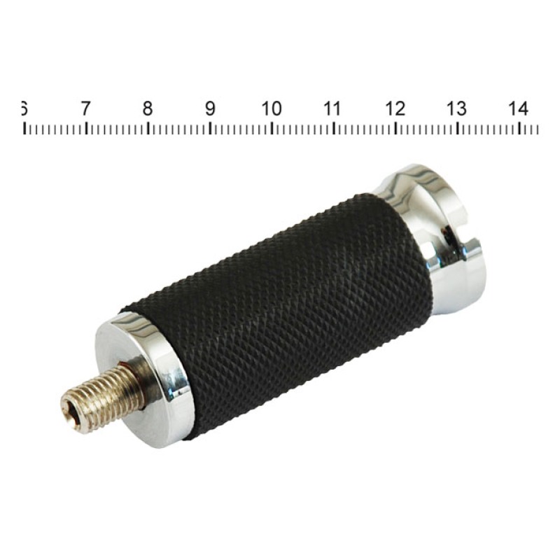 PM, CONTOUR RUBBER WRAPPED SHIFT/BRAKE PEDAL. CHROME CNC MACHINED BILL 952497