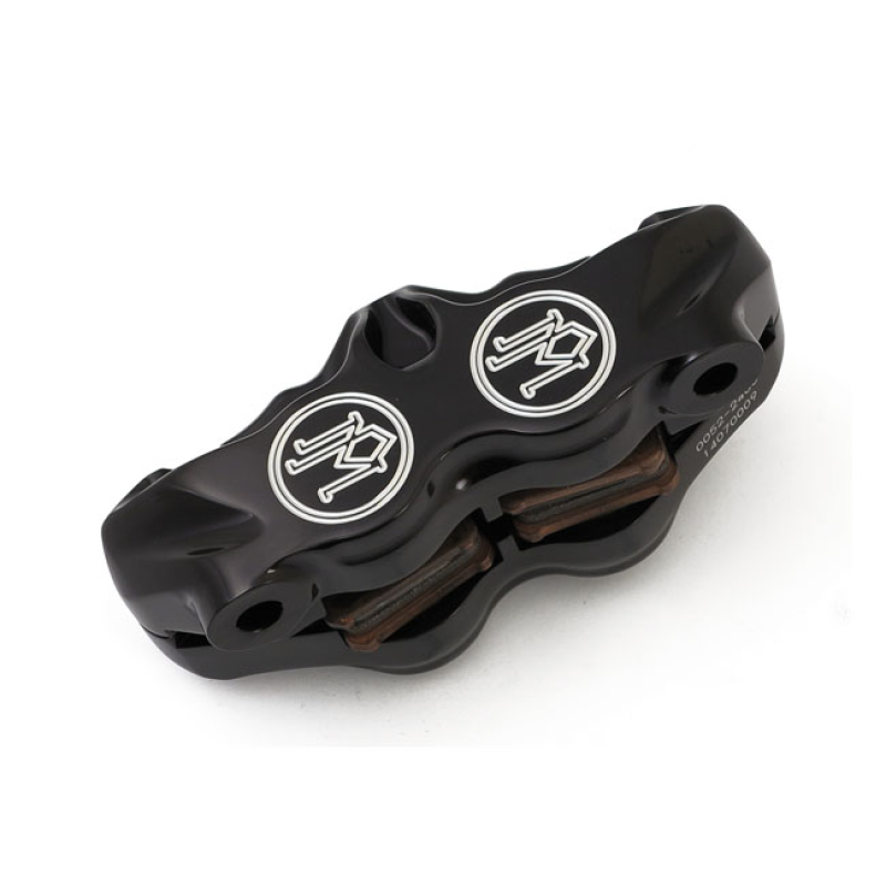 PERFORMANCE MACHINE, 4-PISTON RADIAL MOUNT CALIPER. BLACK CC - BLACK C 952532
