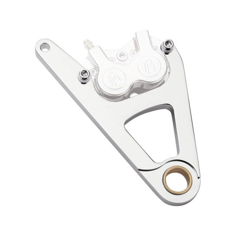 PM, RIGHT FRONT 4-P CALIPER BRACKET, 11.5&quot;. CHROME - CHROME PLATED   - 952553