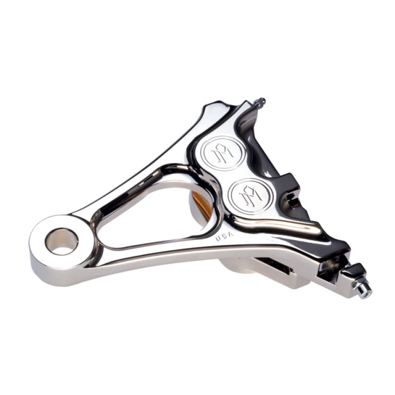 PM, 4-PISTON ONE-PIECE CALIPER/BRACKET, REAR. CHROME - CHROME PLATED 952563
