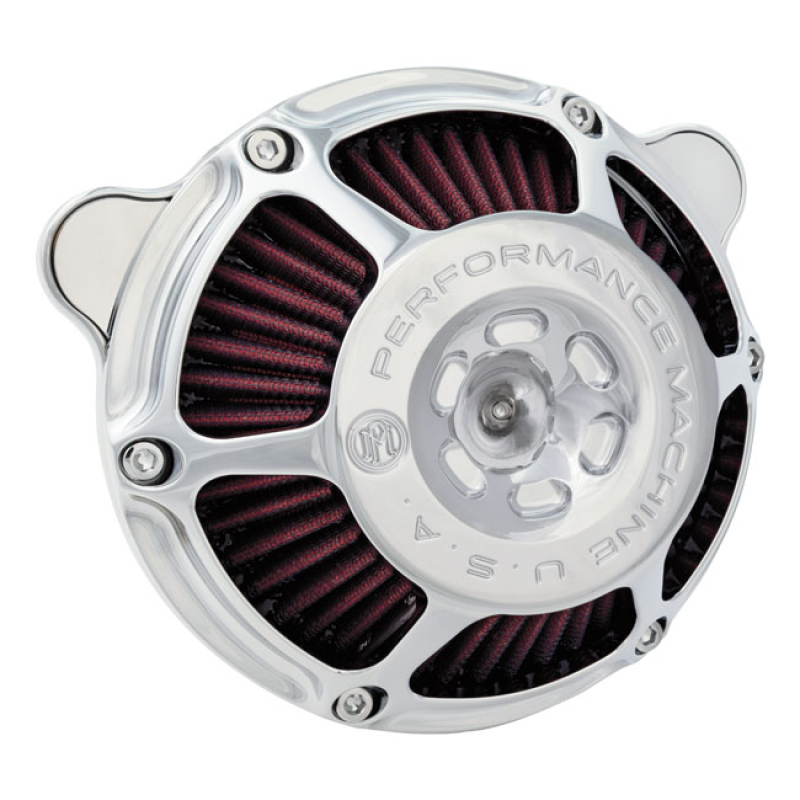 PM, 'MAX HP' AIR CLEANER KIT. CHROME CHROME PLATED FINISH.   - THE MAX 953060