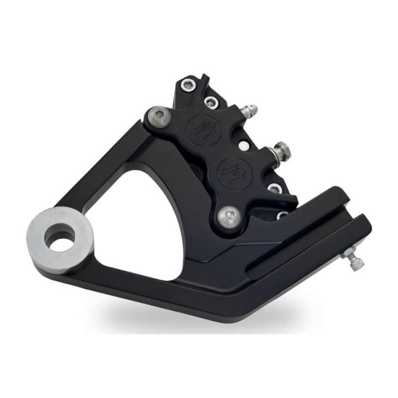 PM, REAR CALIPER BRACKET, 11.5&quot;. BLACK - BLACK ANODIZED   - CNC MACHIN 953410