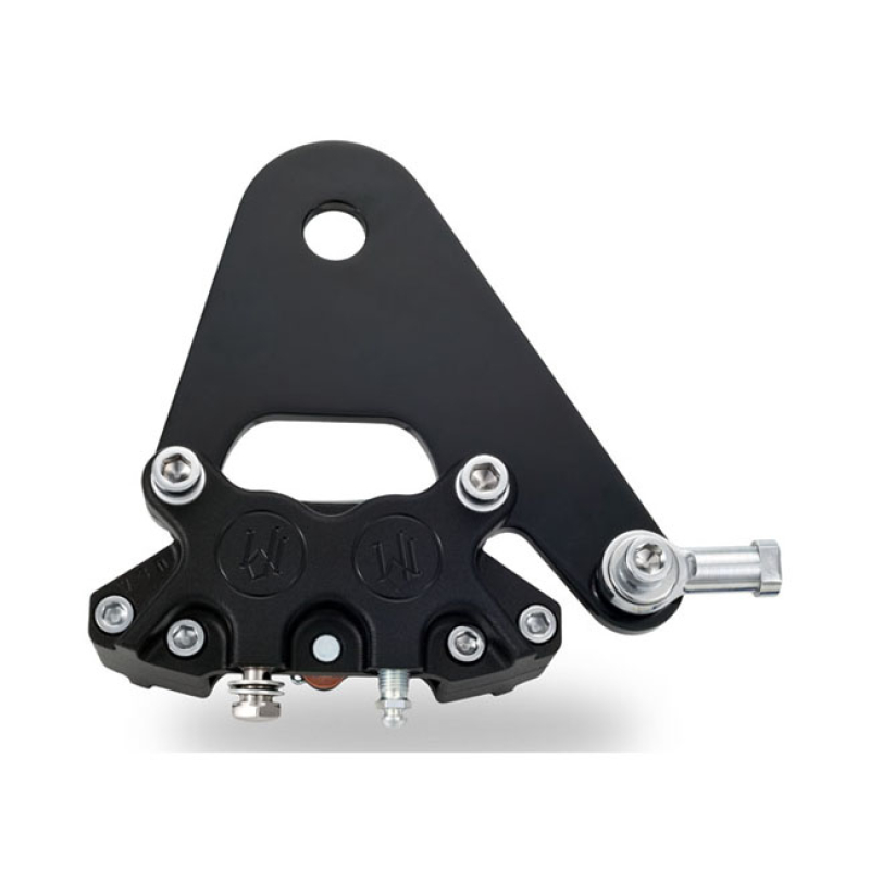 PM, REAR 4-P CALIPER BRACKET, 11.5&quot;. BLACK '- BLACK ANODIZED    - CNC 953414