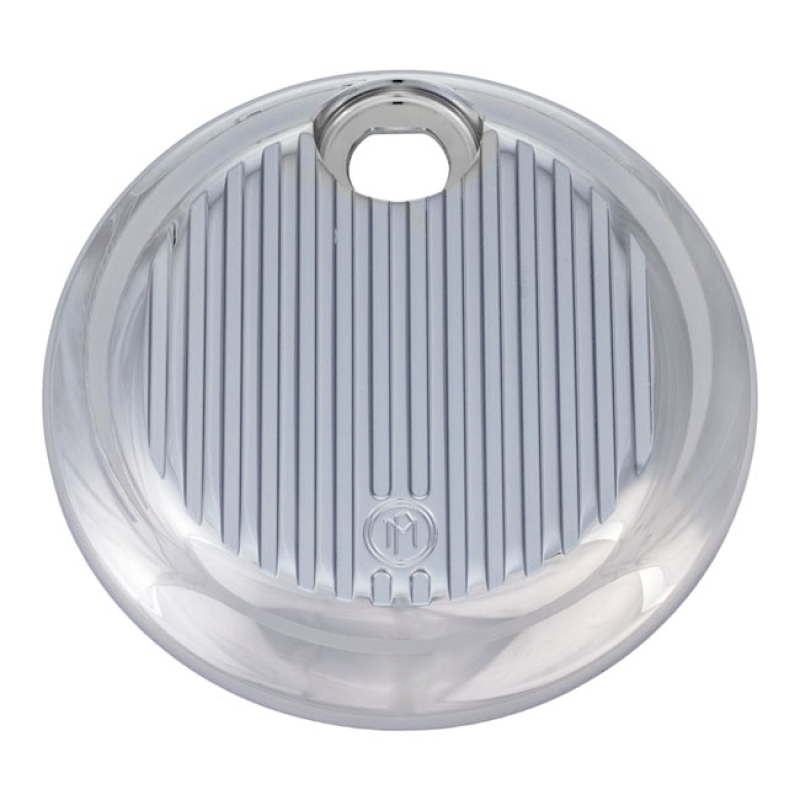 PM, 'GRILL' TOURING FUEL TANK DOOR COVER. CHROME 953451
