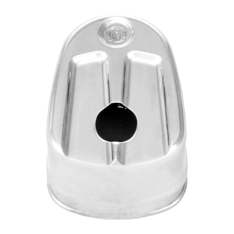 PERFORMANCE MACHINE, IGNITION SWITCH COVER SCALLOP. CHROME 953463