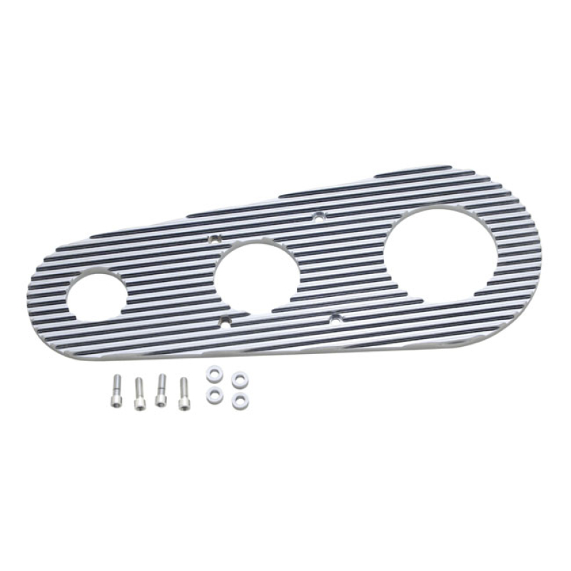 COVINGTONS, COVERS FOR BDL BELT DRIVES. FINNED, CHROME CNC MACHINED BI 953731