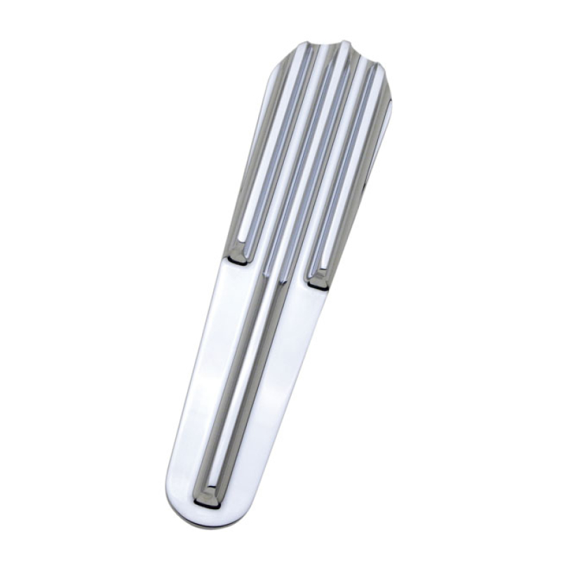 COVINGTONS, DASH PANEL INSERT. FINNED CHROME CNC MACHINED BILLET ALUMI 953810