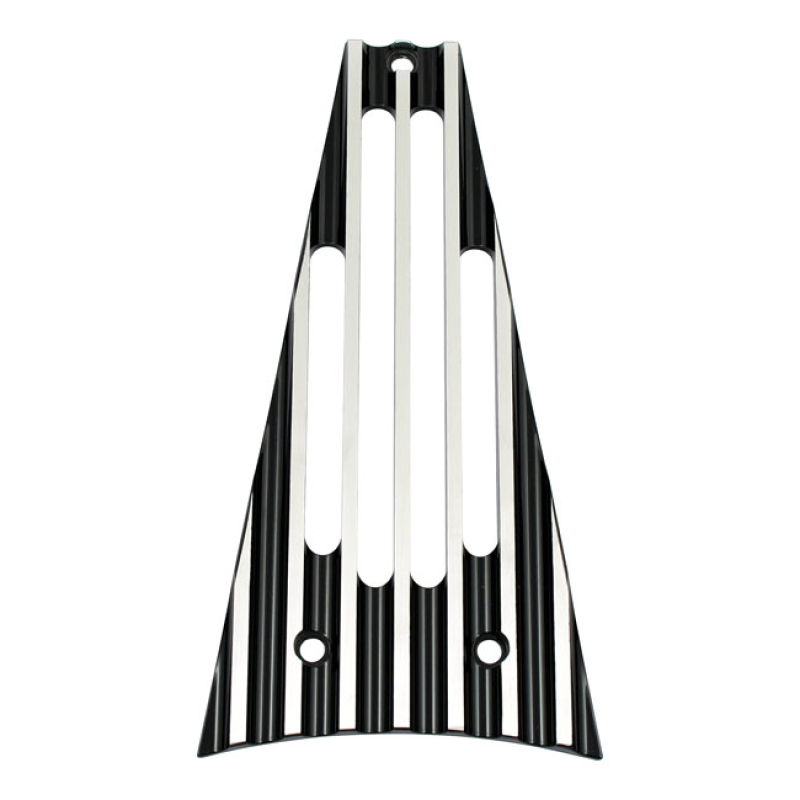 COVINGTONS, FINNED FRAME GRILL. BLACK BILLET ALUMINUM FRAME FILLER INS 953888