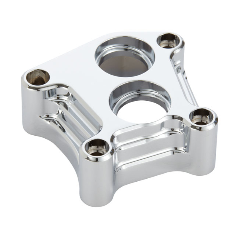 ARLEN NESS, 10-GAUGE TAPPET BLOCK COVER KIT. CHROME CHROME PLATED CNC 956434