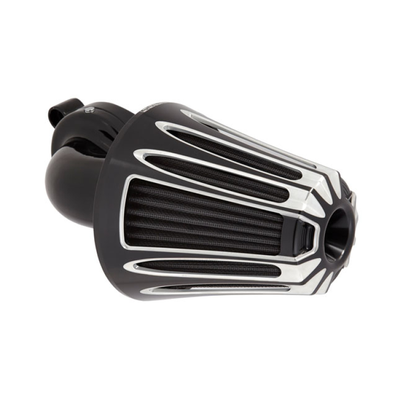 ARLEN NESS, 90Â° MONSTER SUCKER AIR CLEANER. DEEP CUT BLACK ANODIZED B 958744