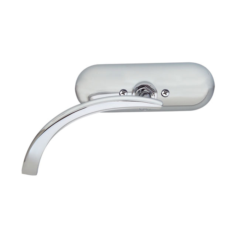 ARLEN NESS, MINI OVAL CHROME MIRROR LEFT SIDE: GLASS DIMENSIONS WIDTH 959492