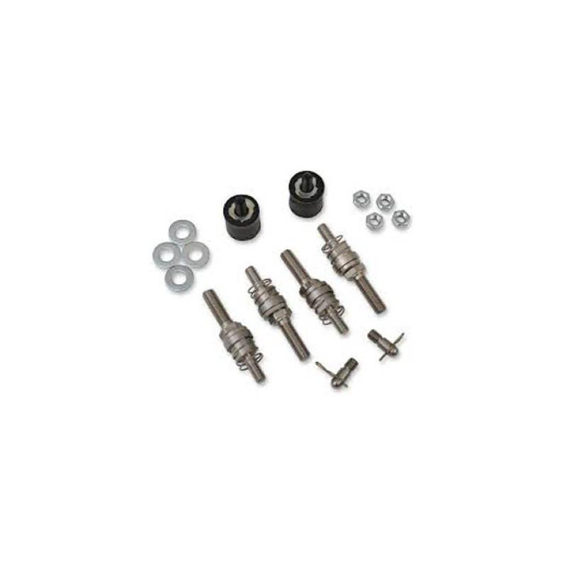 CYCLE VISIONS, BAREBACKS SADDLEBAG MOUNT KIT WITHOUT DETACHABLE SISSY 968007