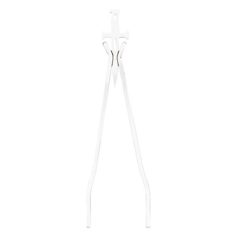 CYCLE VISIONS DAGGERTUDE STICK SISSY BAR 30&quot;, CHROME CHROME. 30&quot; TALL. 968243